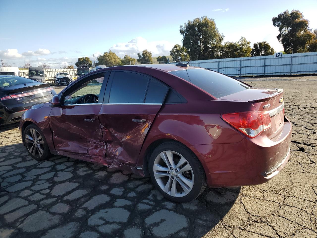 2015 Chevrolet Cruze VIN 1G1PG5SB4F7120155 Copart auction photo, all over damage thumbnail 2