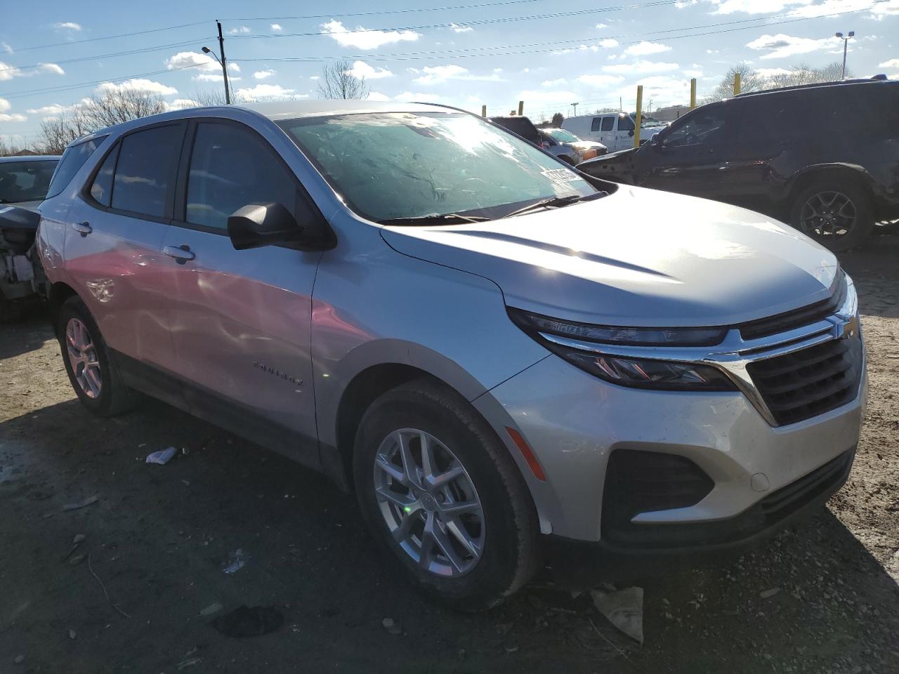 2022 Chevrolet Equinox VIN 3GNAXHEV3NS107652 Copart auction photo, rear end / minor dent/scratches damage thumbnail 4