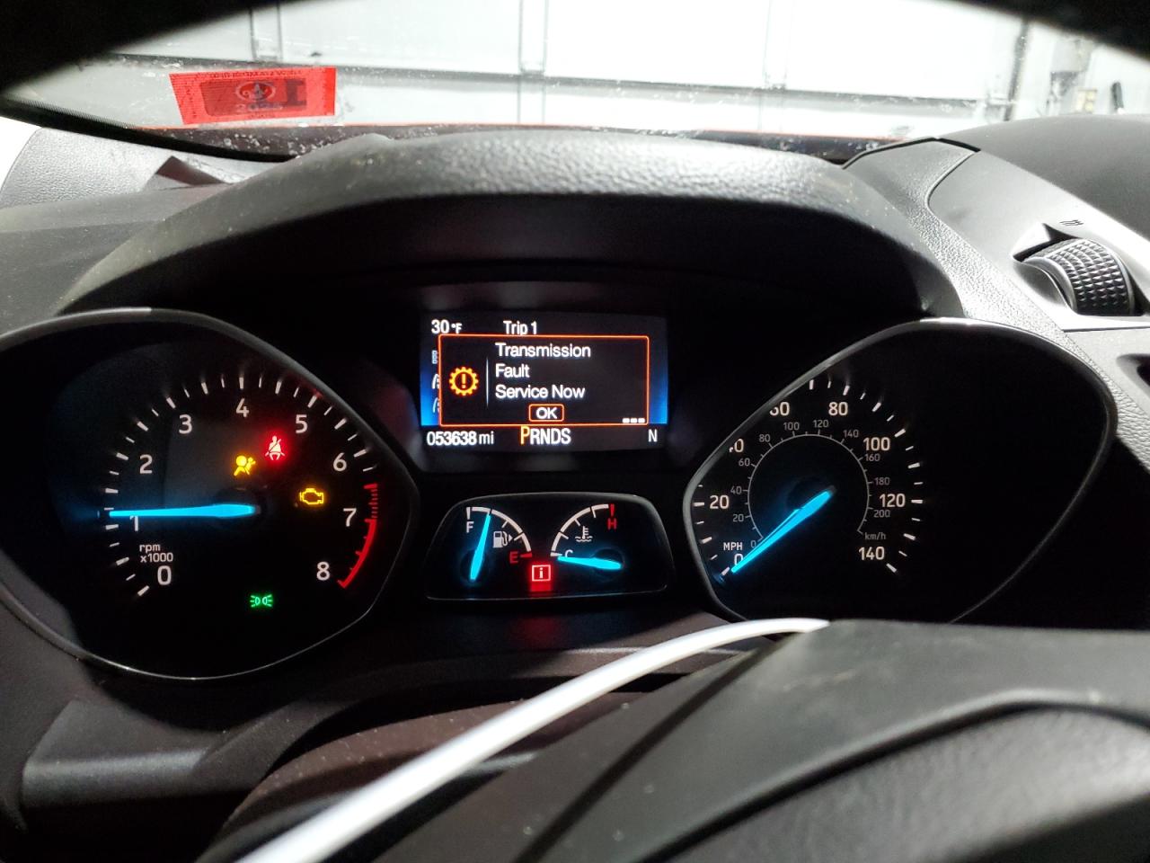 2019 Ford Escape VIN 1FMCU9J99KUB41577 Copart auction photo, front end / side damage thumbnail 9