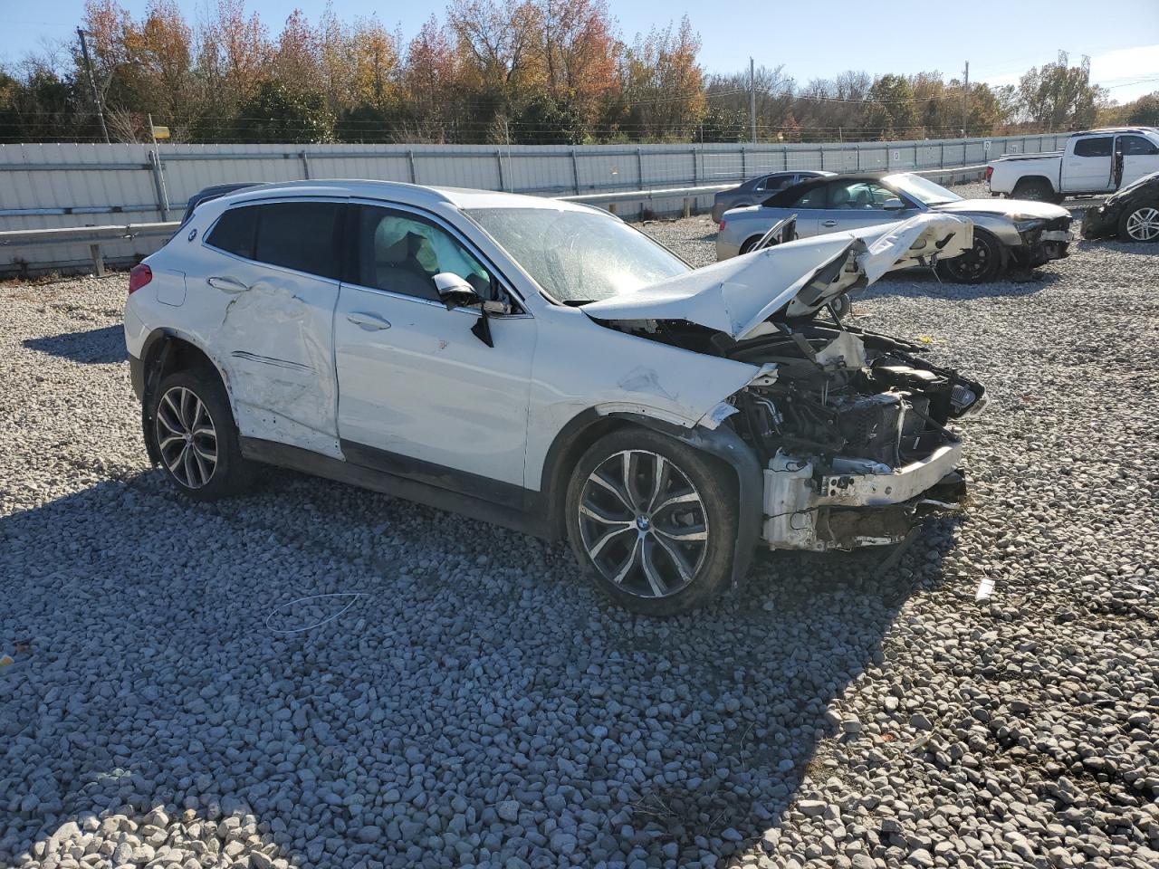2020 BMW X2 VIN WBXYJ1C07L5P22206 Copart auction photo, all over damage thumbnail 4