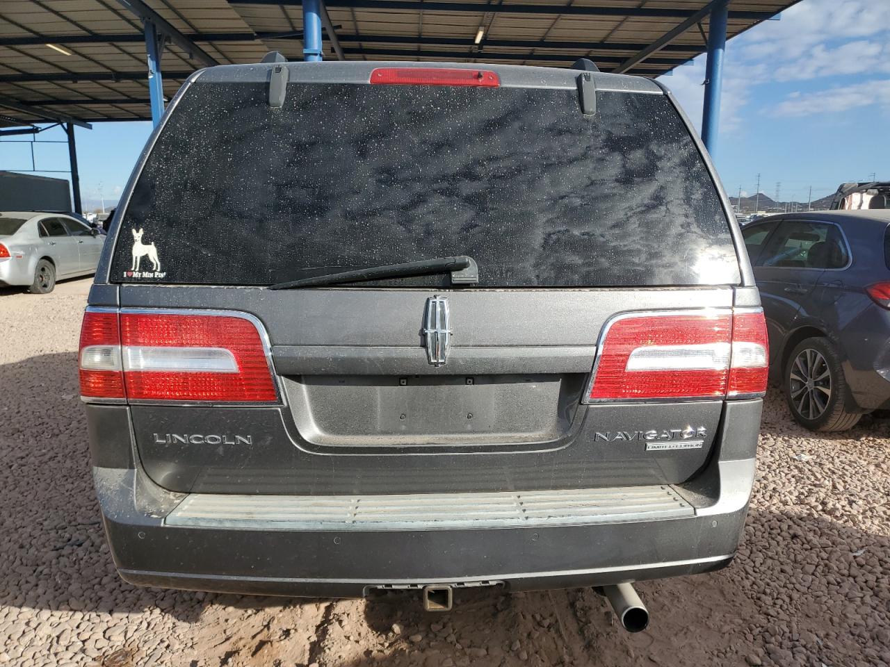 2010 Lincoln Navigator VIN 5LMJJ2H5XAEJ00214 Copart auction photo, front end damage thumbnail 6