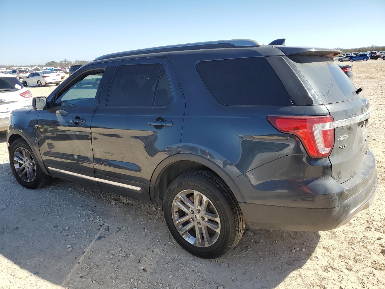 2017 Ford Explorer VIN 1FM5K7D87HGB90791 Copart auction photo, front end / undercarriage damage thumbnail 2