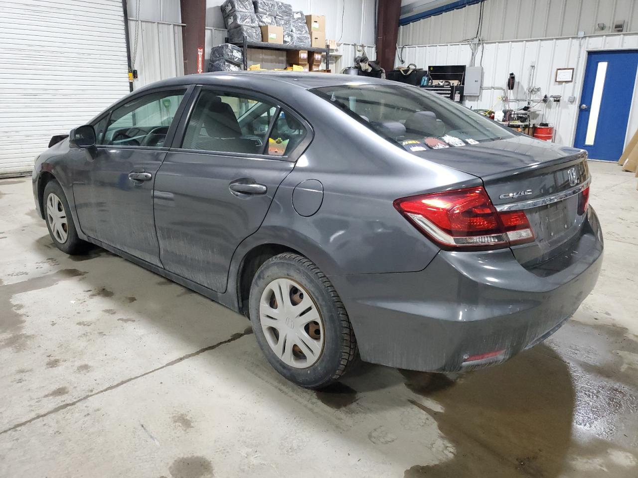 2013 Honda Civic VIN 2HGFB2F55DH560165 Copart auction photo, front end / side damage thumbnail 2