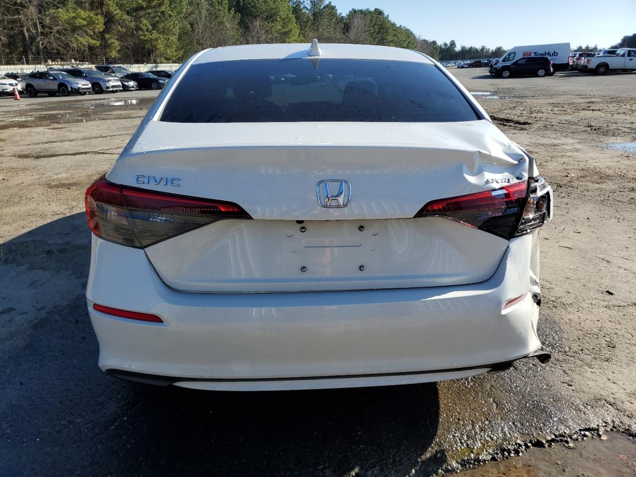 2023 Honda Civic VIN 2HGFE2F56PH544066 Copart auction photo, front end / rear end damage thumbnail 6