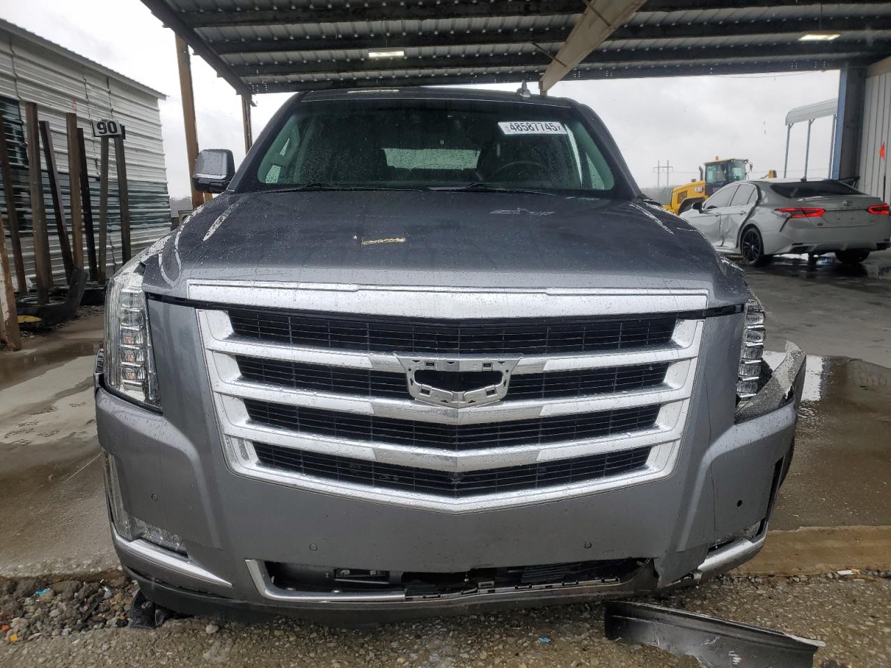 2020 Cadillac Escalade VIN 1GYS3HKJ0LR187240 Copart auction photo, front end / side damage thumbnail 5