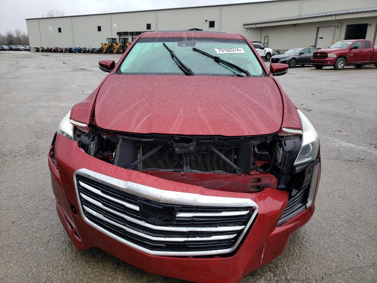 2015 Cadillac CTS VIN 1G6AS5S32F0136872 Copart auction photo, front end damage thumbnail 5