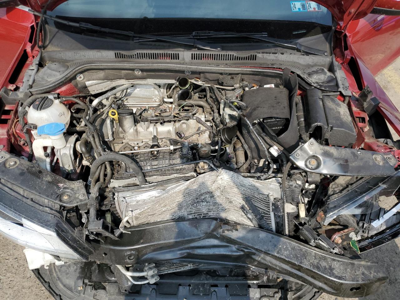 2017 Volkswagen Jetta VIN 3VW2B7AJ2HM385683 Copart auction photo, front end / side damage thumbnail 11