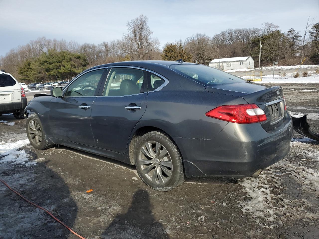 2013 Infiniti M VIN JN1BY1AR0DM601124 Copart auction photo, front end damage thumbnail 2