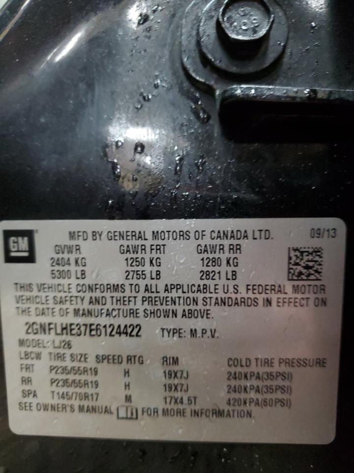 2014 Chevrolet Equinox VIN 2GNFLHE37E6124422 Copart auction photo, rear end / minor dent/scratches damage thumbnail 13