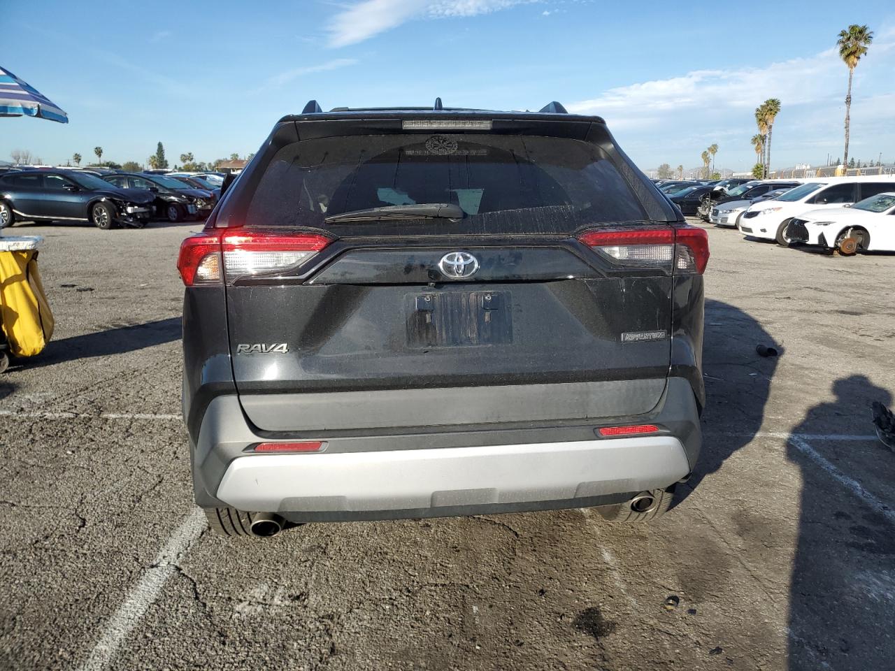 2019 Toyota RAV 4 VIN 2T3J1RFVXKC013881 Copart auction photo, all over damage thumbnail 6