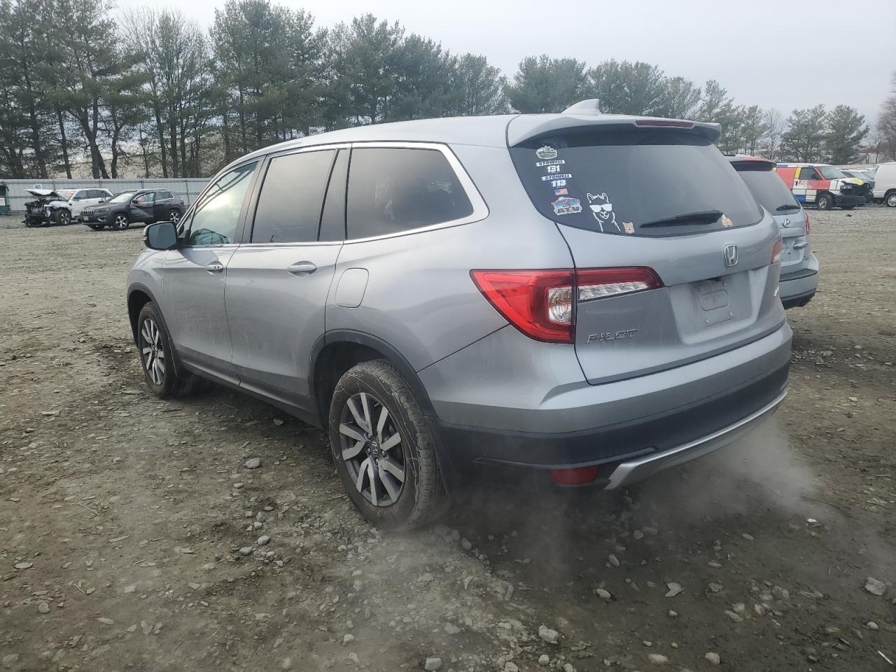 2020 Honda Pilot VIN 5FNYF6H5XLB029502 Copart auction photo, side damage thumbnail 2