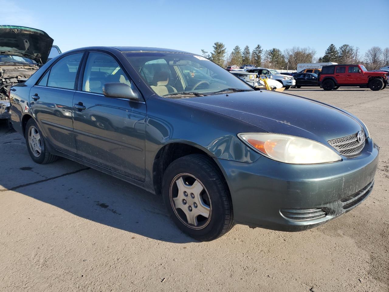 2002 Toyota Camry VIN 4T1BF30K22U524509 Copart auction photo, rear end / front end damage thumbnail 4