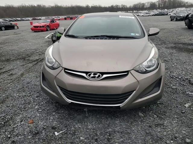 2016 Hyundai Elantra VIN 5NPDH4AE7GH777137 Copart auction photo, rear end / front end damage thumbnail 10