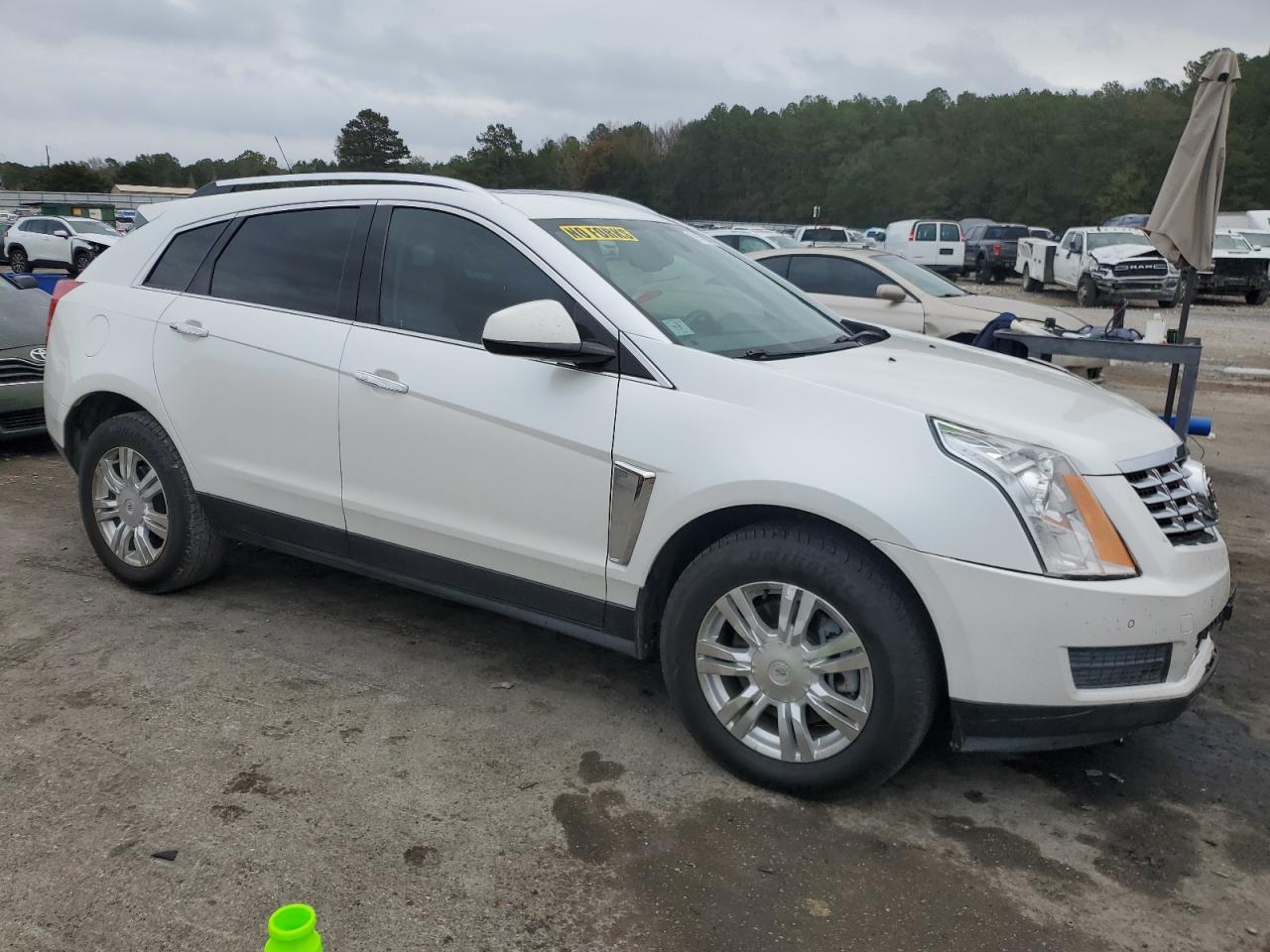 2014 Cadillac SRX VIN 3GYFNBE32ES681976 Copart auction photo, front end damage thumbnail 4