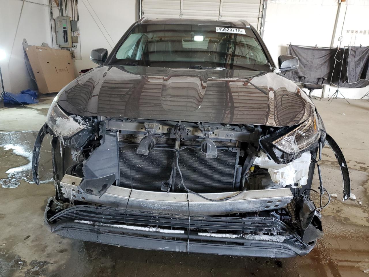 2020 Toyota Highlander VIN 5TDDZRBH6LS033407 Copart auction photo, front end / undercarriage damage thumbnail 5