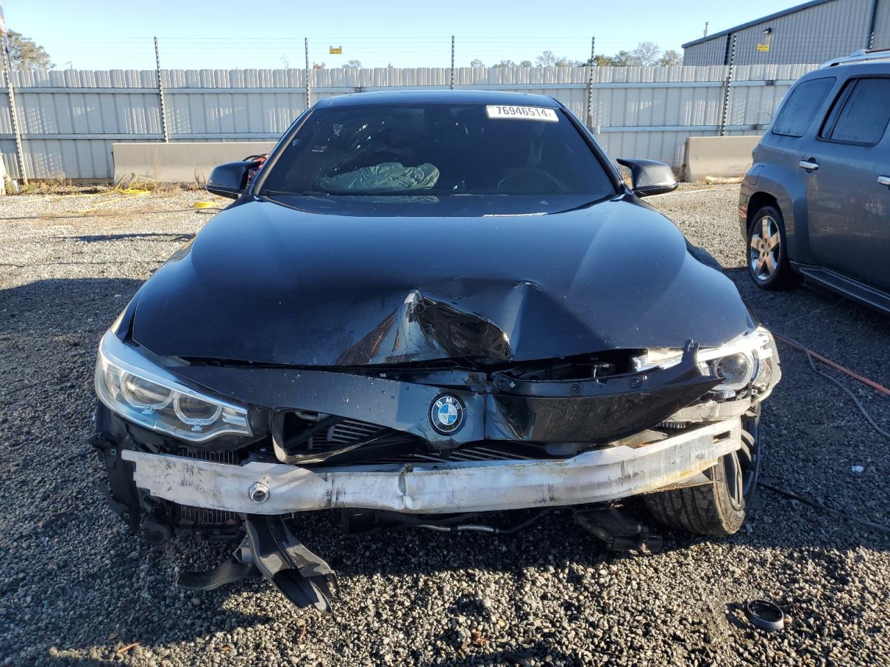 2014 BMW 4er VIN WBA3R1C56EK191111 Copart auction photo, all over damage thumbnail 5