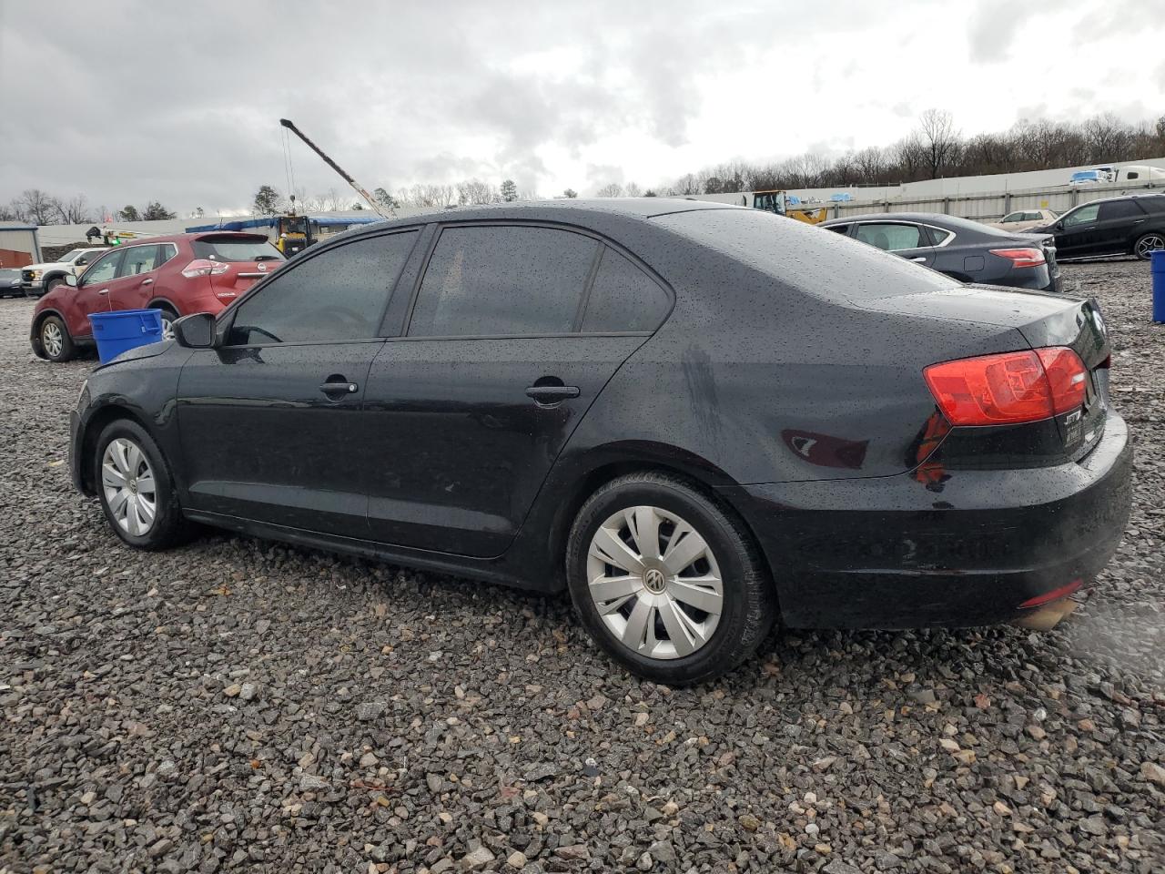 2014 Volkswagen Jetta VIN 3VW2K7AJ8EM386798 Copart auction photo, front end damage thumbnail 2