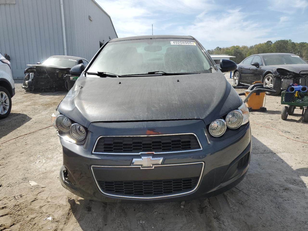 2015 Chevrolet Sonic VIN 1G1JC5SH5F4121581 Copart auction photo, front end / minor dent/scratches damage thumbnail 5