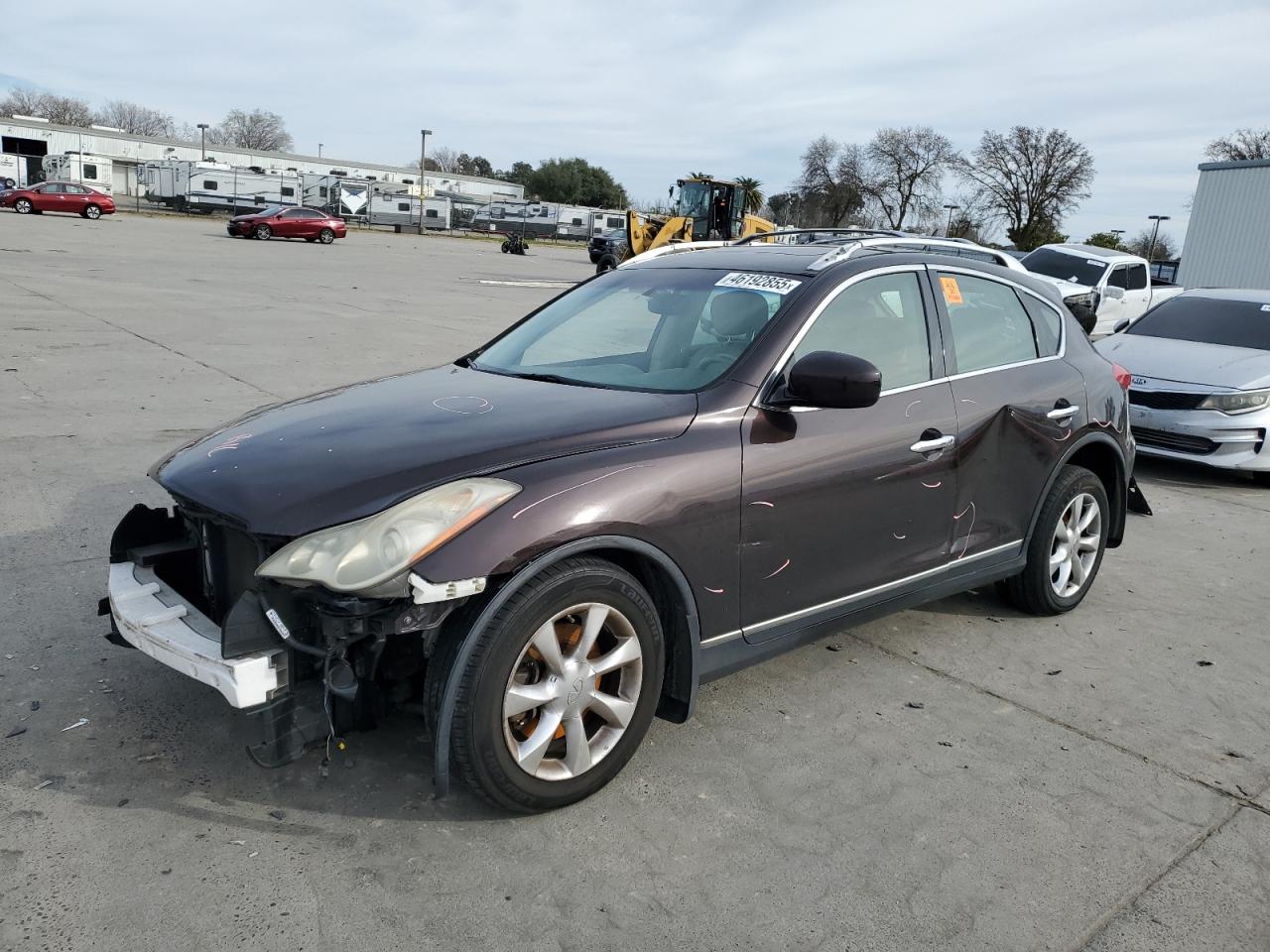 2008 Infiniti EX VIN JNKAJ09F98M354451 - Copart auction photo