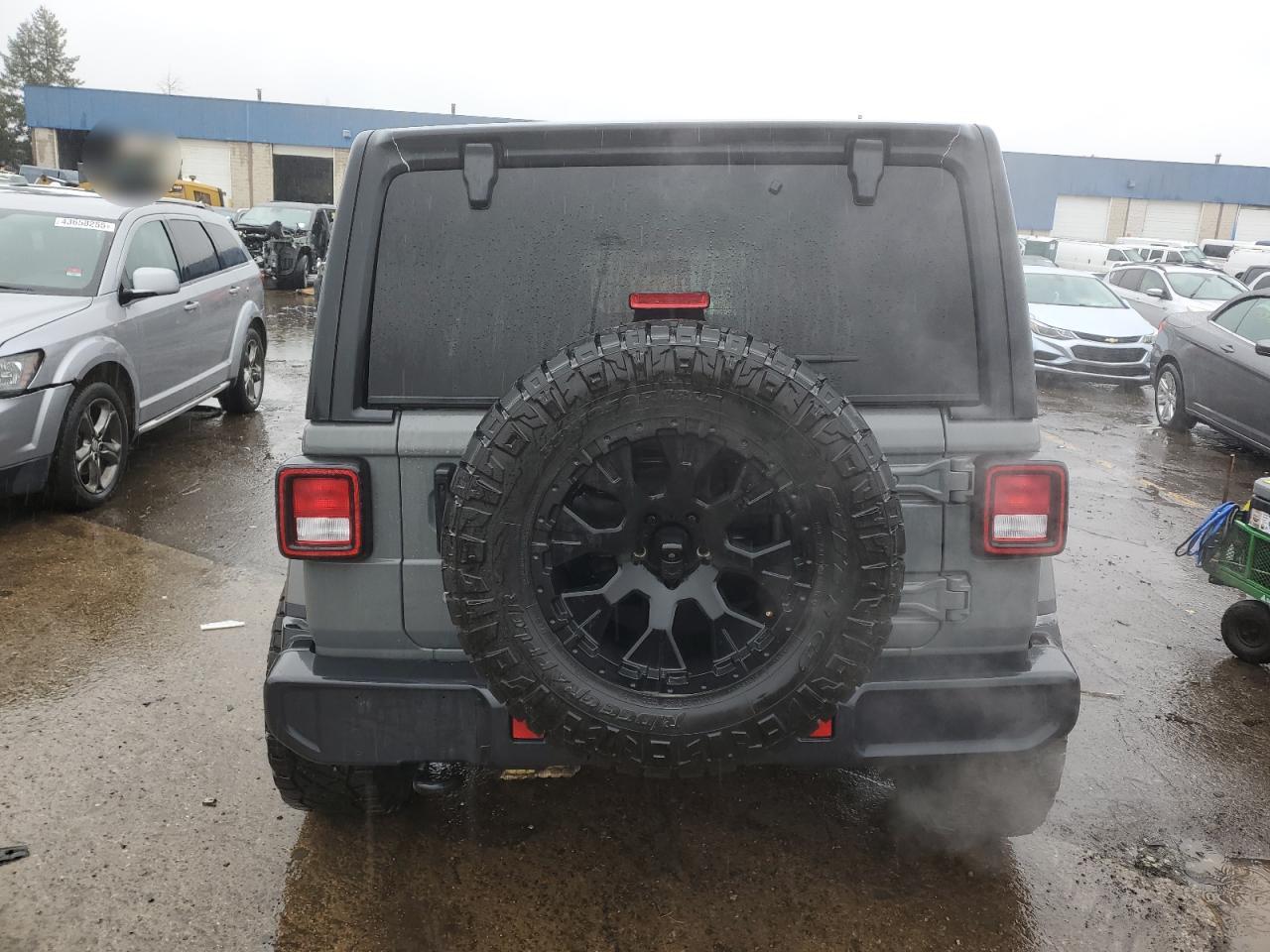 2019 Jeep Wrangler VIN 1C4HJXEG8KW582251 Copart auction photo, front end damage thumbnail 6