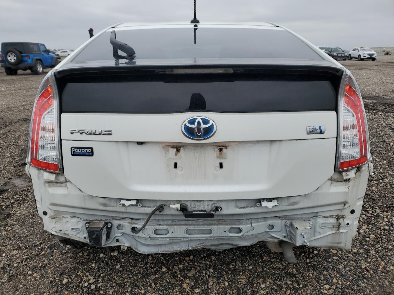 2015 Toyota Prius VIN JTDKN3DU9F0416047 Copart auction photo, rear end / minor dent/scratches damage thumbnail 6