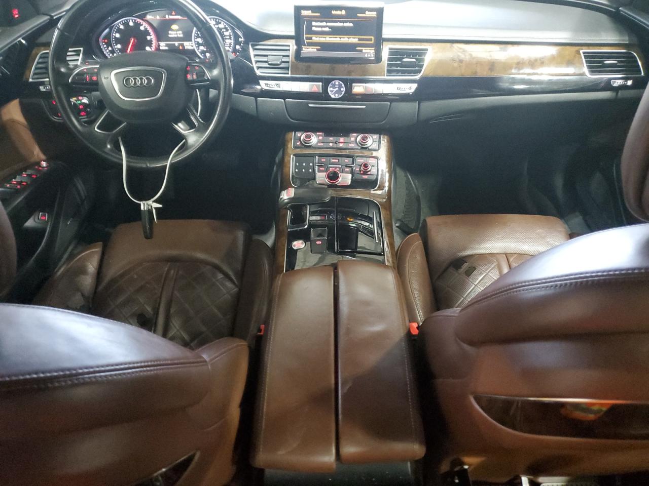 2015 Audi A8 VIN WAU32AFD3FN036507 Copart auction photo, rear end / minor dent/scratches damage thumbnail 8