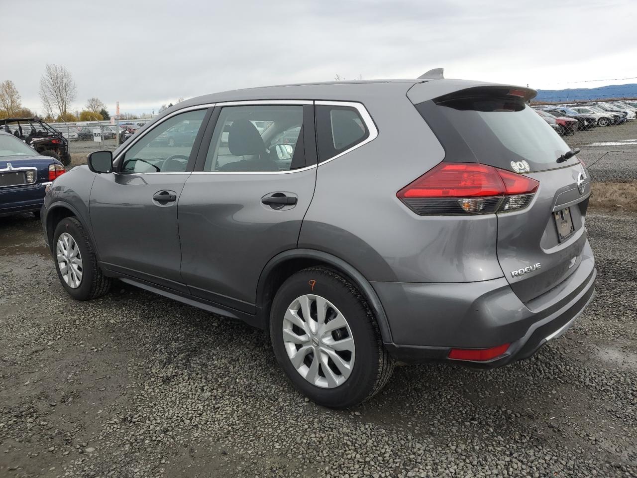 2017 Nissan Rogue VIN KNMAT2MVXHP554145 Copart auction photo, side damage thumbnail 2