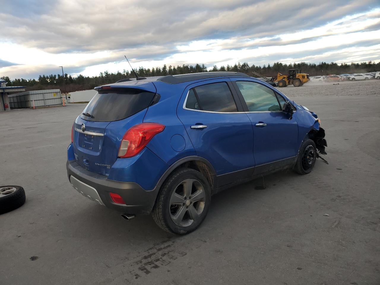2013 Buick Encore VIN KL4CJESB9DB106411 Copart auction photo, front end damage thumbnail 3