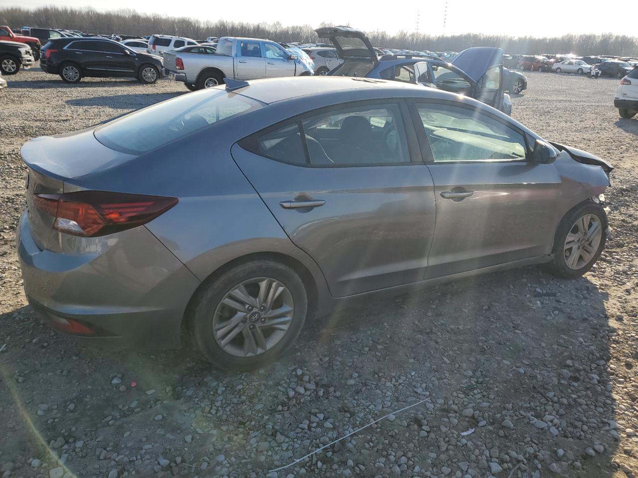 2019 Hyundai Elantra VIN 5NPD84LF7KH478178 Copart auction photo, front end damage thumbnail 3