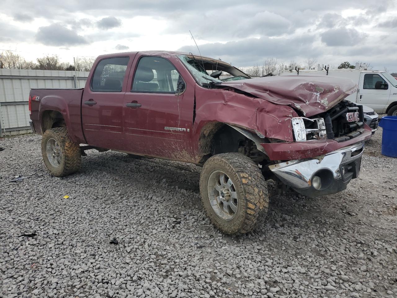 2009 GMC Sierra VIN 3GTEK23379G218916 Copart auction photo, all over damage thumbnail 4