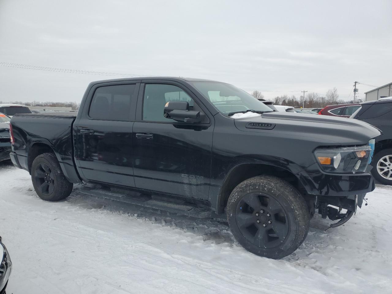 2019 RAM 1500 VIN 1C6SRFFT1KN592766 Copart auction photo, front end damage thumbnail 4