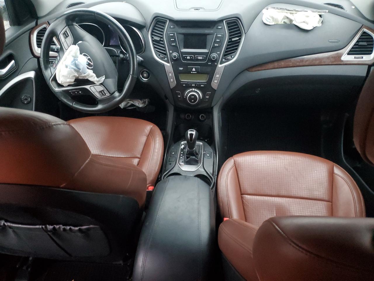 2015 Hyundai Santa Fe VIN 5XYZUDLA4FG266275 Copart auction photo, front end damage thumbnail 8