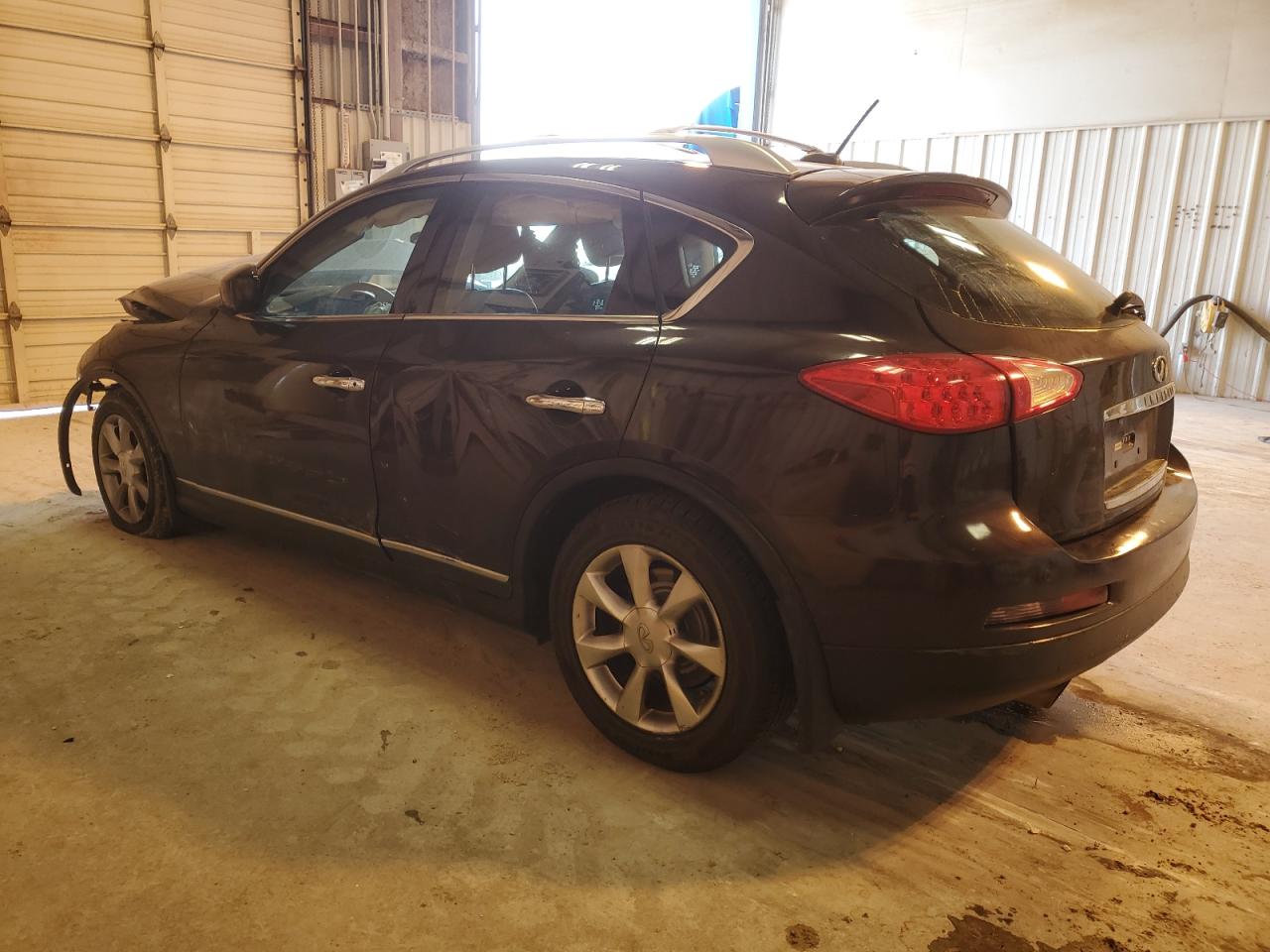 2008 Infiniti EX VIN JNKAJ09F58M357458 Copart auction photo, front end / side damage thumbnail 2