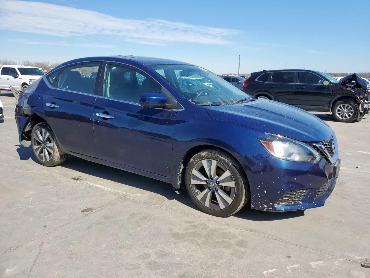 2019 Nissan Sentra VIN 3N1AB7AP7KY408266 Copart auction photo, rear end / damage history damage thumbnail 4