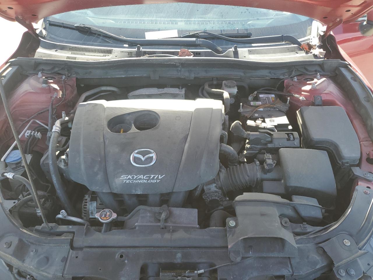 2014 Mazda 3 VIN JM1BM1M78E1158274 Copart auction photo, front end / rear end damage thumbnail 11