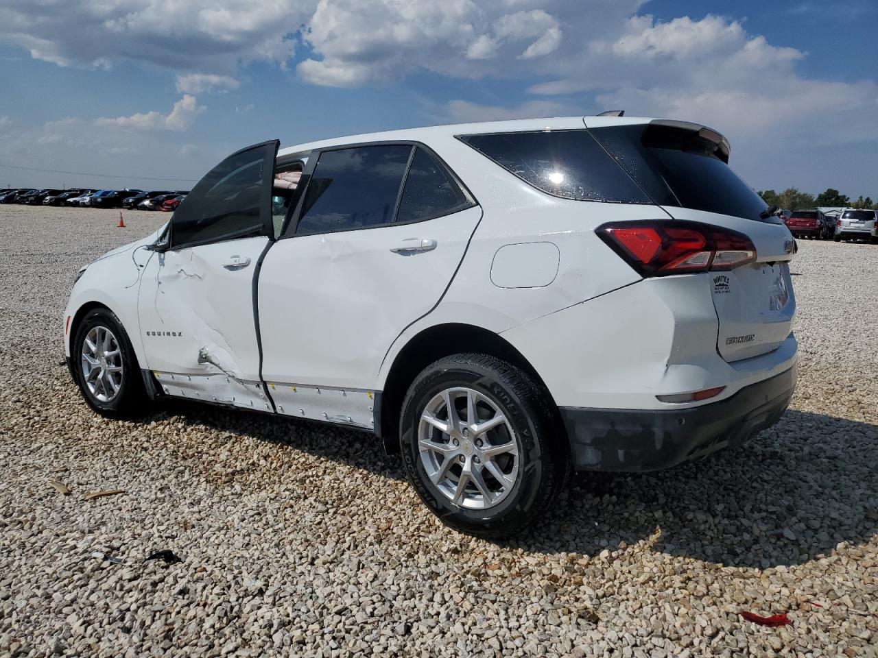2023 Chevrolet Equinox VIN 3GNAXSEG2PL219743 Copart auction photo, side / undercarriage damage thumbnail 2