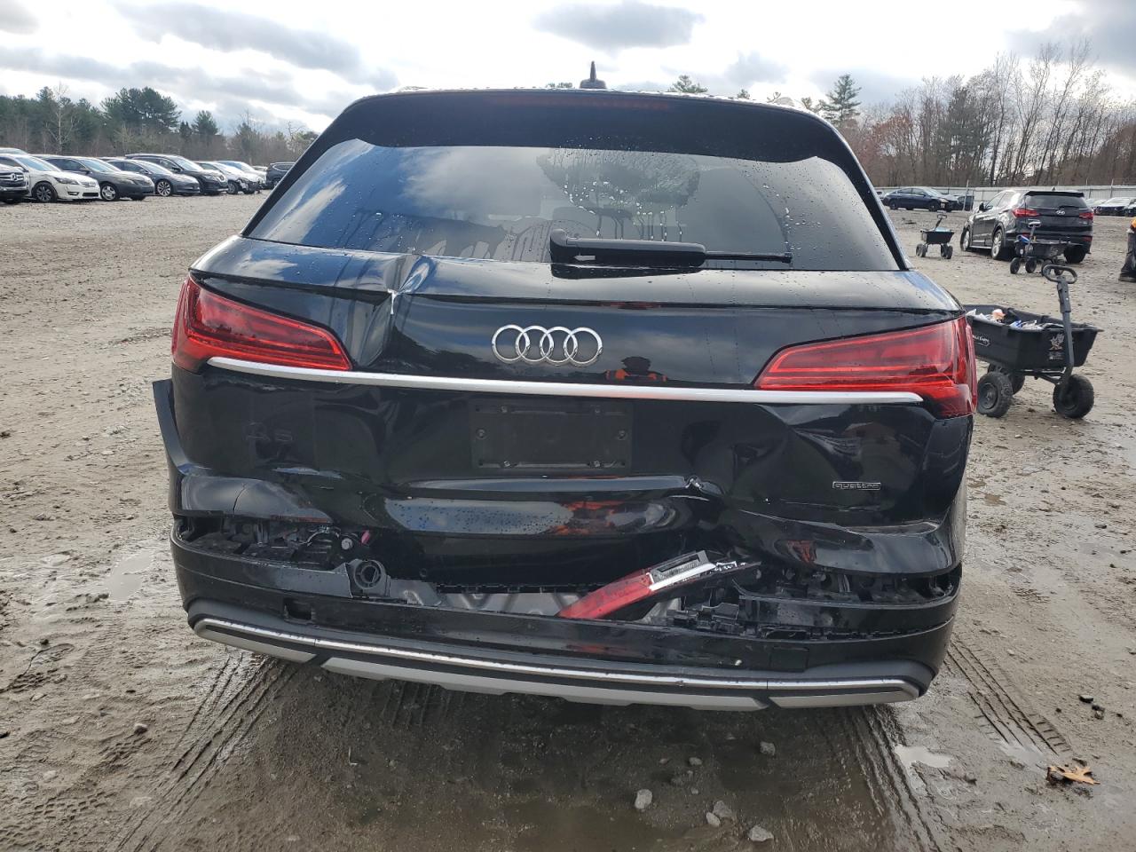 2021 Audi Q5 VIN WA1AAAFY5M2082915 Copart auction photo, rear end damage thumbnail 6