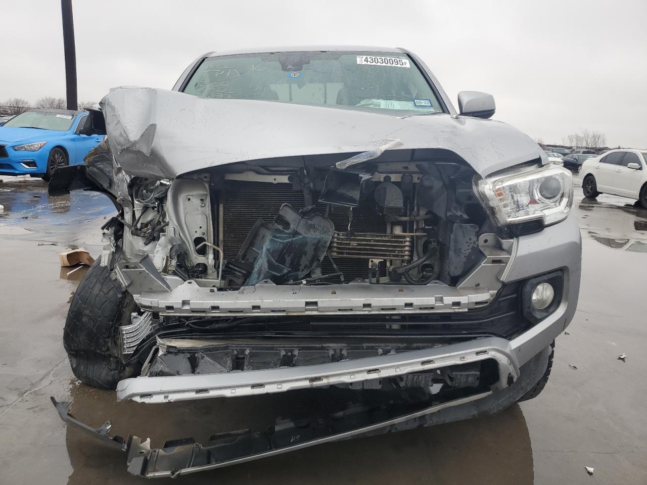 2020 Toyota Tacoma VIN 5TFAZ5CN5LX091955 Copart auction photo, front end damage thumbnail 5