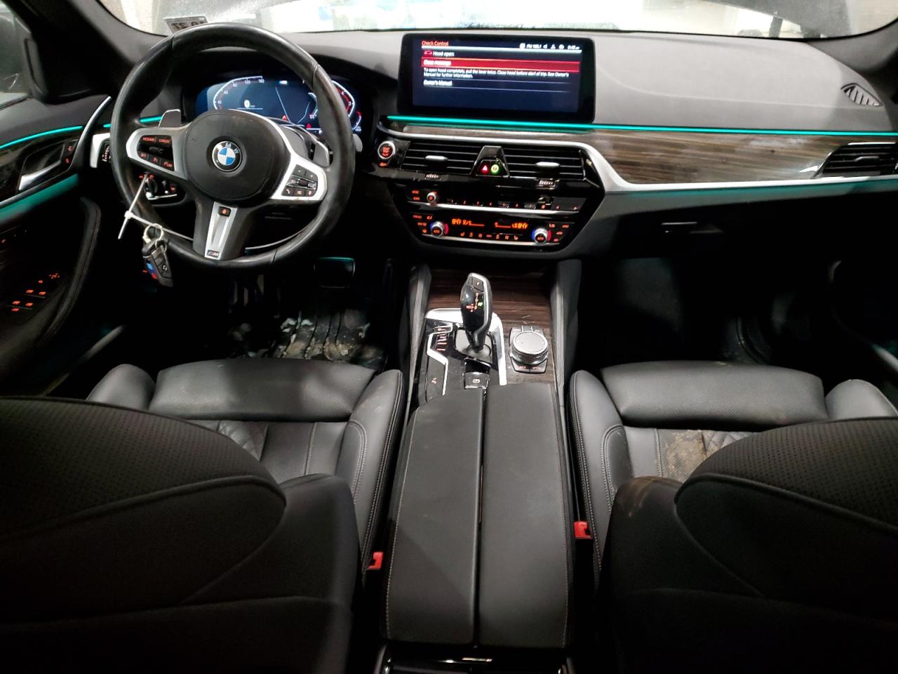 2022 BMW 5er VIN WBA13BJ08NWX84919 Copart auction photo, front end / rear end damage thumbnail 8