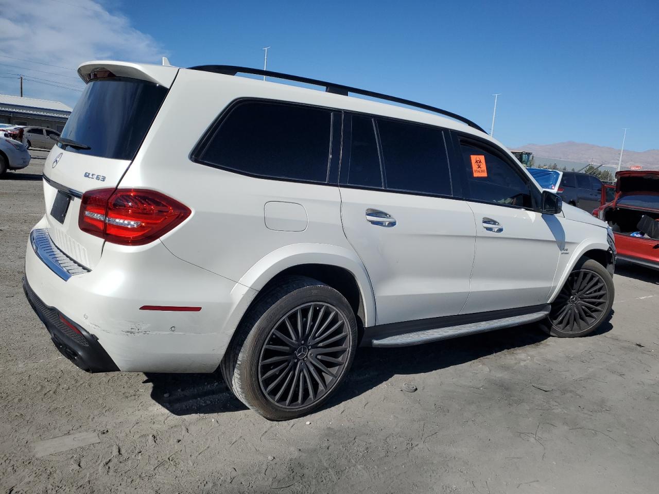 2019 Mercedes-Benz GLS-klasse VIN 4JGDF7FE4KB190481 Copart auction photo, front end damage thumbnail 3