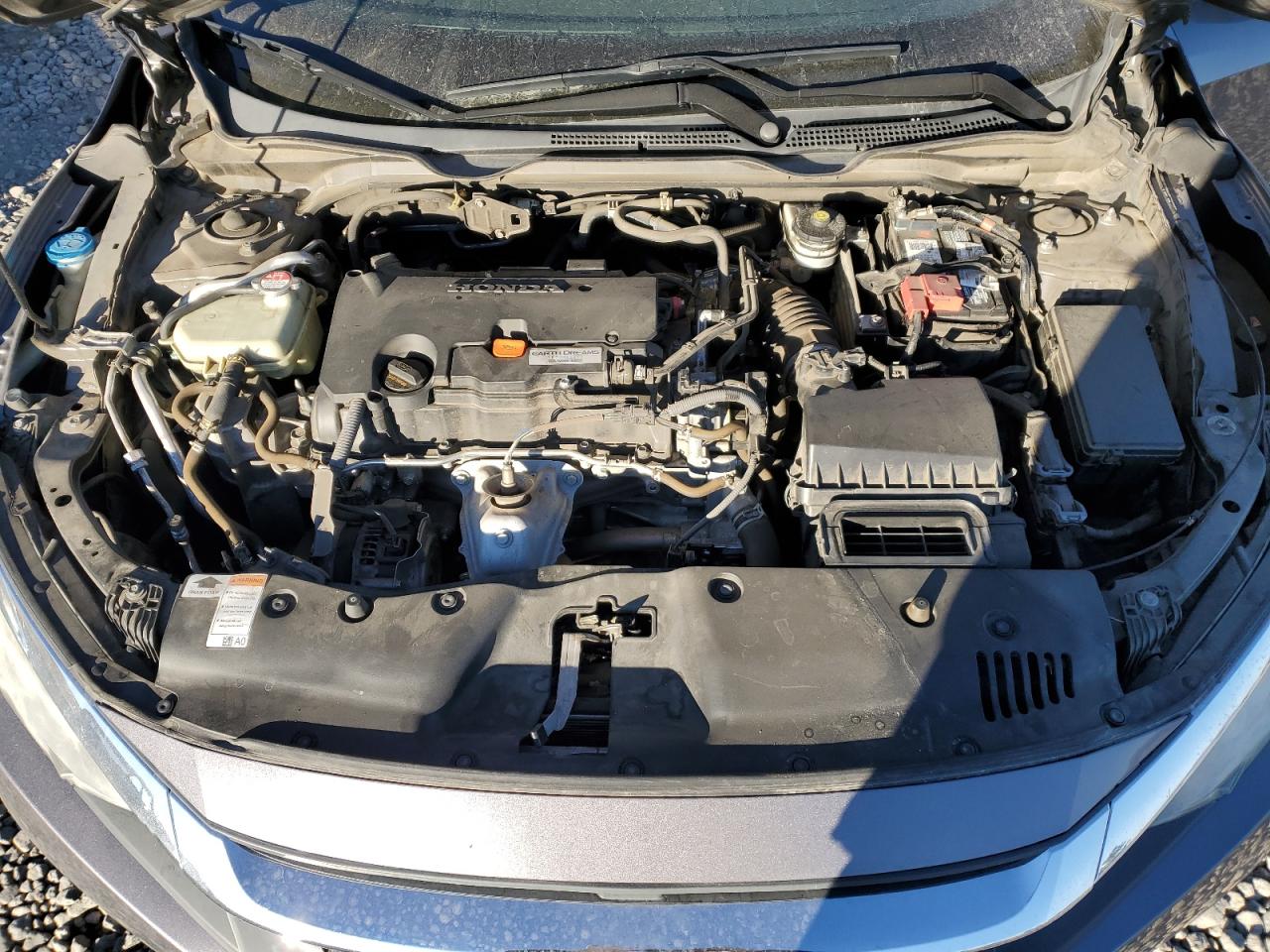 2016 Honda Civic VIN 19XFC2F57GE250160 Copart auction photo, rear end damage thumbnail 11