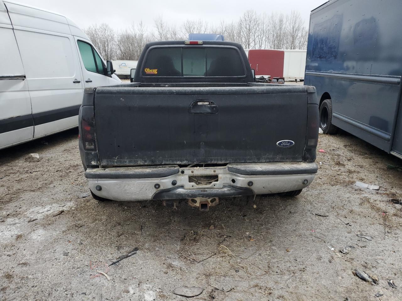 2002 Ford F350 VIN 1FTWW32F92EC95987 Copart auction photo, burn - engine damage thumbnail 6