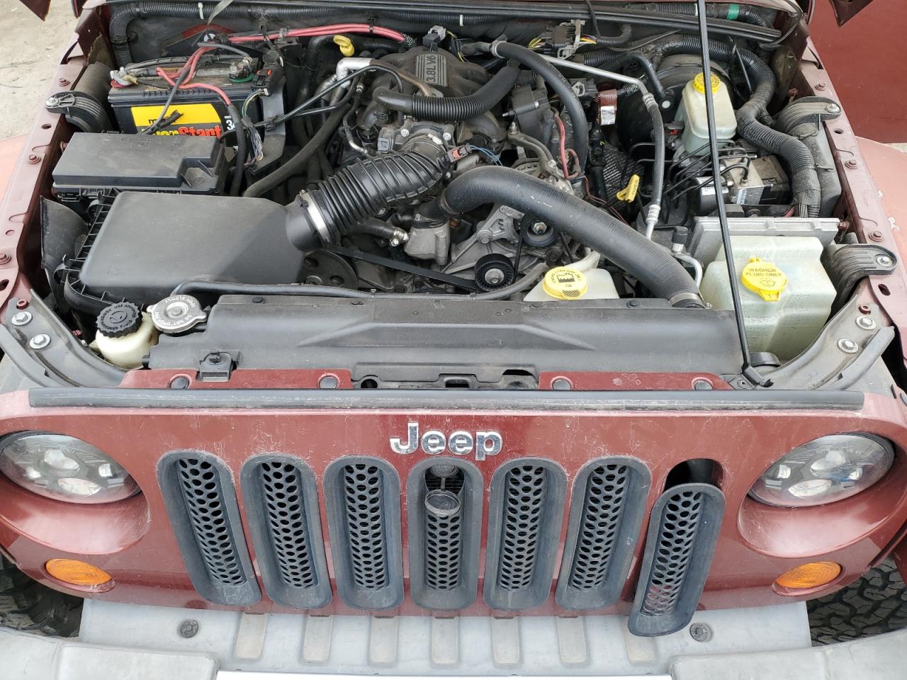 2008 Jeep Wrangler VIN 1J8GA59118L520635 Copart auction photo, rear end damage thumbnail 12
