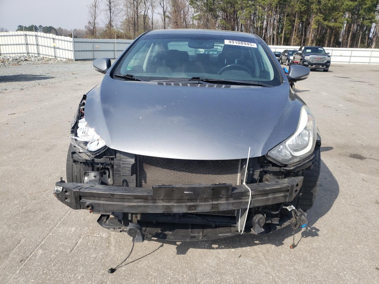 2016 Hyundai Elantra VIN KMHDH4AE0GU601127 Copart auction photo, front end / rear end damage thumbnail 5