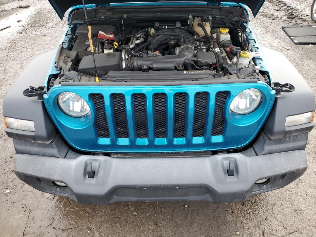 2019 Jeep Wrangler VIN 1C4HJXDG2KW599094 Copart auction photo, rear end damage thumbnail 12