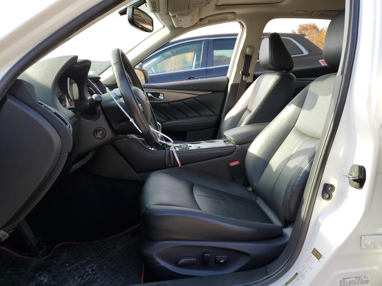 2016 Infiniti Q50 VIN JN1EV7AR5GM345009 Copart auction photo, rear end damage thumbnail 7