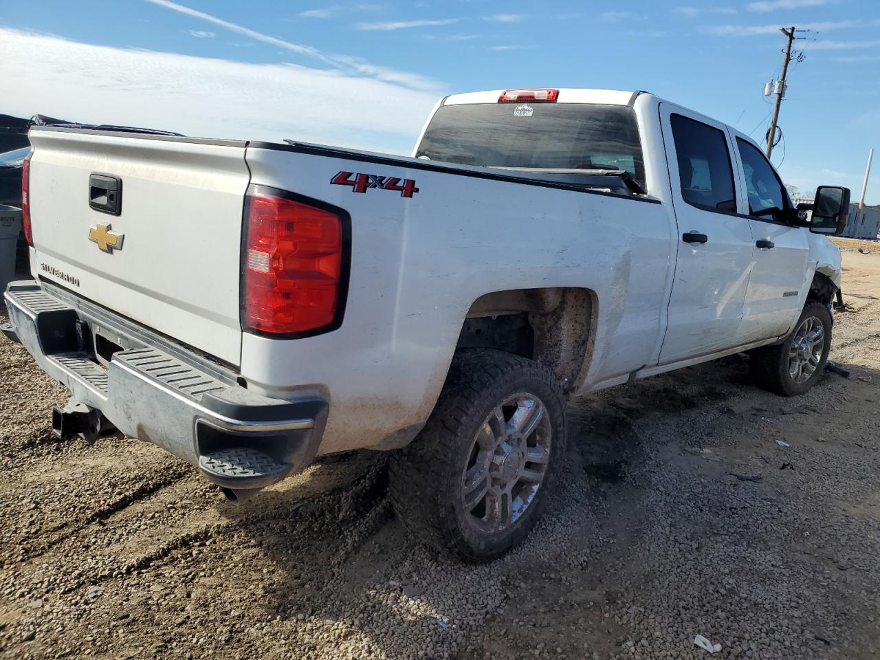 2018 Chevrolet Silverado VIN 1GC1KUEGXJF177794 Copart auction photo, all over damage thumbnail 3