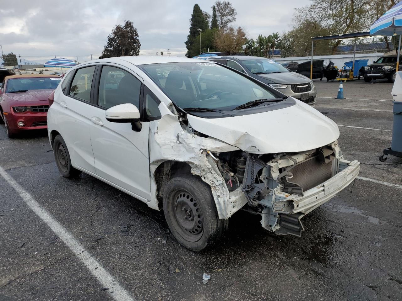 2017 Honda Fit VIN JHMGK5H53HS017606 Copart auction photo, front end / minor dent/scratches damage thumbnail 4