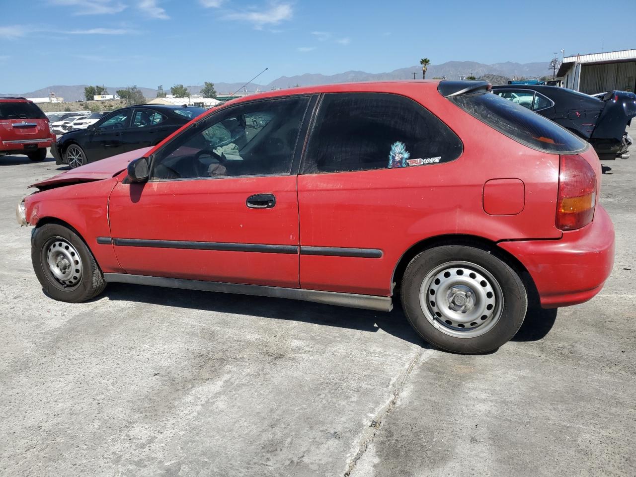 1998 Honda Civic VIN 2HGEJ6420WH107167 Copart auction photo, all over / mechanical damage thumbnail 2