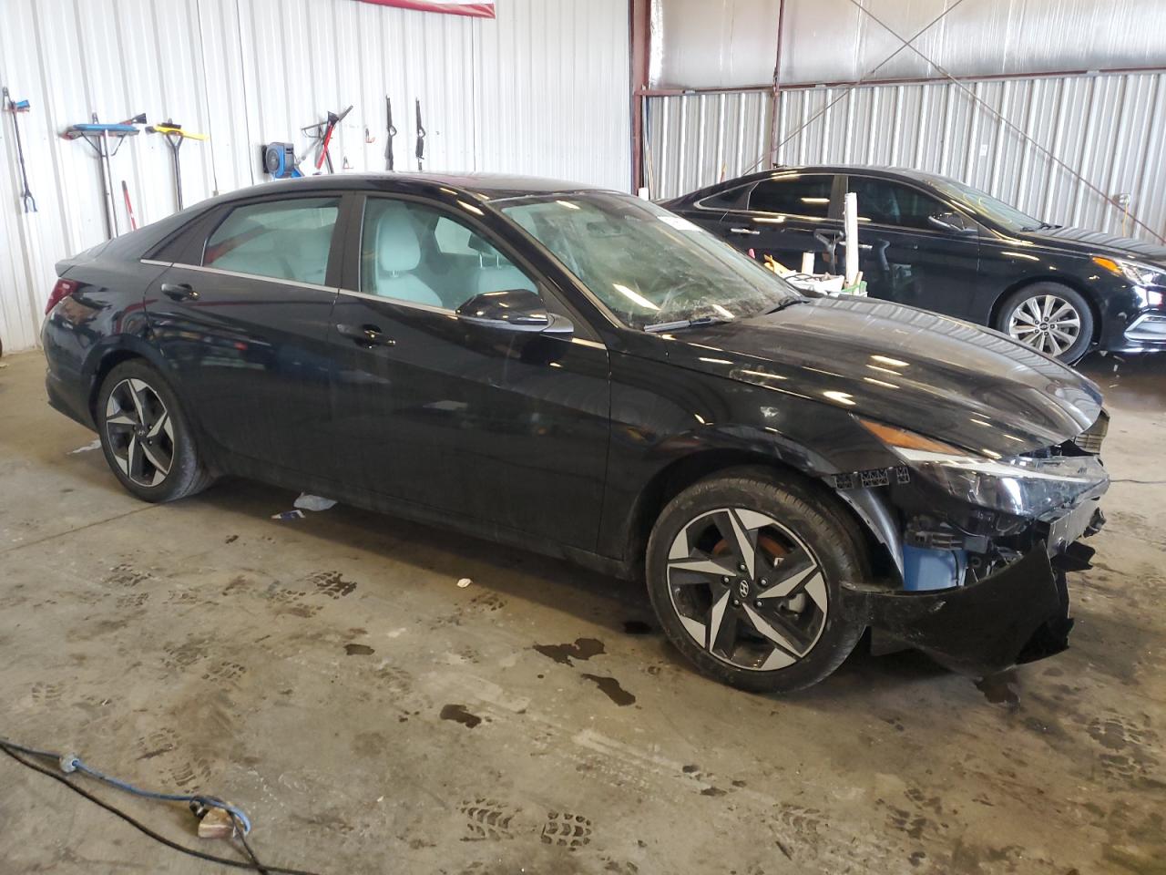 2023 Hyundai Elantra VIN KMHLN4AJ3PU083547 Copart auction photo, all over damage thumbnail 4